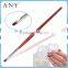 ANY High Quality Rosewood Handle Nylon Hair Gel Nail Brush Flat Shape