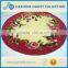 Round design kids room carpet with flower patern
