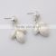 Jewelry Sets Alloy Claw Inlay Ivory Resin Stones Necklace And Earring Set