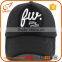 promotional items china dry fit running hats and caps plain black trucker cap