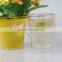china factory price portable fashionable design pyrex coffee tea drinking unique shape clear double wall glass office cup