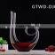 Hand Crafted Lead-free Fashion Crystal Glass Wine Decanter with Art Design