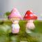 Wholesale custom small figurines ornaments resin mushroom garden ornaments