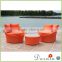 Creative colorful outdoor rattan patio furniture sun chair