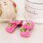 High Quality Fashion Kids Plaid Grosgrain Ribbon 4cm Hair Bow With Clip ,Small Flower Decorated Hair Grips                        
                                                Quality Choice