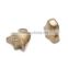 New Arrival 10mm Matte Gold Plated Various Symbols Fittings Bracelet Alphabet Charm Jewelry Pendant