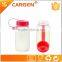 BPA free clear plastic child travel water bottle
