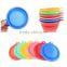 Customized antique silicone pet travel bowls collapsible