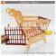 Plastic supermarket shopping car toys play set with food