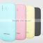 high quality mini power bank 5000mah powerbank with rohs, ce, fcc certification