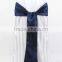 factory selling party banquet chairs satin bows colorful chair decoration satin sashes