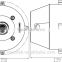 TSU-40T 40-30-20-10W direct manfucturer speaker driver unit diaphragm