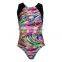 rhinestone sublimation gymnastics leotard for girls
