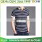 Men's 100% Cotton Casual No Logo Polo Shirts Custom Sport Pink Striped Polo T Shirt made in China