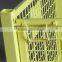 RH-C03 steel crate 1140*1130*730mm yellow foldable stoarge cage insert feet steel container wire cages