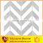 low price factory supply herringbone marble mosaic