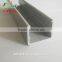 U Shape Gray PVC Plastic Profile Products Extrusion