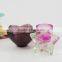 2016Hot Sellfiower Star Shape Glass Candle Holder