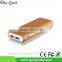 2016 ultra thin li-polymer wooden power bank for smartphone