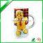 3D Christmas gift cup ceramic ,coffee cups