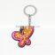 Yiwu Manre promotion silicone/ rubber keychain 2d custom pvc kaychain manufacturer