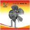 Shaded pole electric fan motor