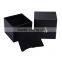 High quality black paper gift boxes for jewellry packaging