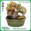 tabletop resin home decor elephant fountain