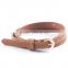 Factory OEM Custom PU Fake Leather Top wholesale Women carving Dresses Belt