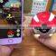 China supplier factory cheap price Magic Ball LED light Double USB 2.4A Pokeball go 12000 mAh power bank pokemon