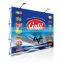 Straight fabric pop up stand exhibition backdrop pop display