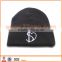 wholesale 100% acrylic custom beanie hat with embroidery logo