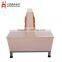 Orange double leather sofa dining seat