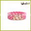 promotional Baby Pink Gold silicon bracelet