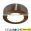 18w Epistar chip D225 brass round surface mounted led ceiling panel light