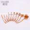 Best Selling 10Pcs Toothbrush Professional Cosmetics Oval Makeup Brush