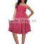 Pink girl party wear western dress