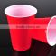 16oz red party plastic cup,ps plastic cup,color plastic cup