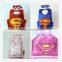 4 assorted superhero sticker packs for children with types of superhero capes