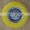 wholesale hot sale durable small size metal rim PU wheel