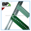perforated steel u channel sign post for traffic safety sign