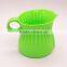 Fashion big silicone tea cup, cute silicon teapot