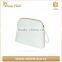 wholesale white PU luxury cosmetic small makeup bag customized