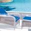 Wholesale PE ratan sun bed,beach bed,rattan outdoor furniture