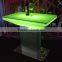 No Folded and Commercial Furniture General Use LED Glowing Lounge Bar Table with Fixed color and Changing Color