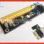 PCI-e 1X to 16X +USB 3.0 Extender Cable to IDE 4PIN PCI-E Molex Risers with Sata Power Supply for Bitcoin Litecoin Miner