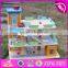 2017 new products children funny wooden parking garage toy W04B049