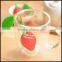 Hot unique Colander Tea Herb Spice Strainer Infuser Teaspoon Filter Swan Spoon manufacturer,strawberry tea strainer infuser