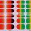 Hot Selling gradient color nail sticker for girls, Gradient nail stick Fashion Nail art Decals