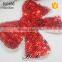 High quality popular silver butterfly sequin patches for baby dresses
